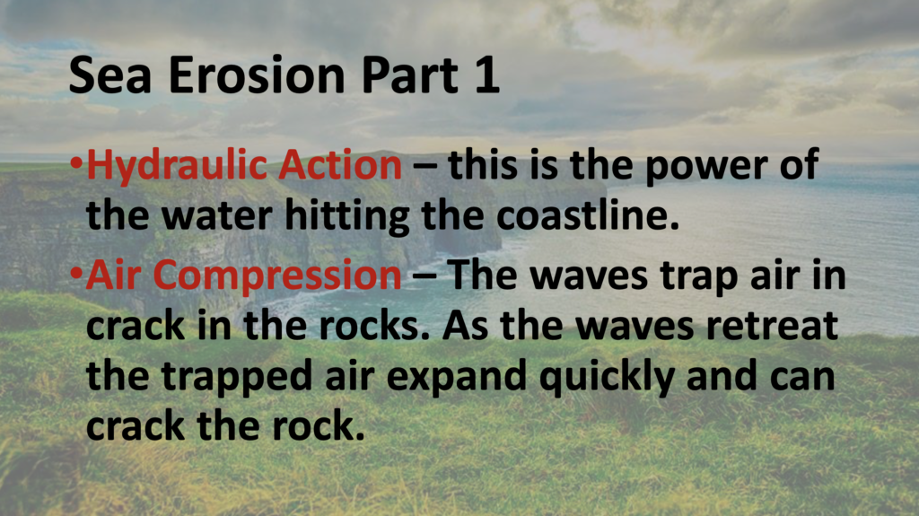 Marine Processes geography